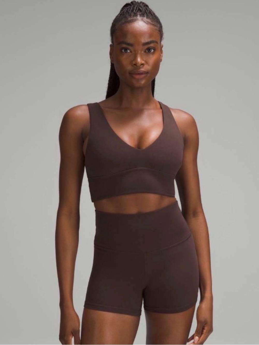 Lululemon Align V-Neck Light Support Sports Bra Size 6 C/D